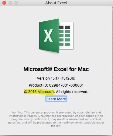 Excel for mac free download